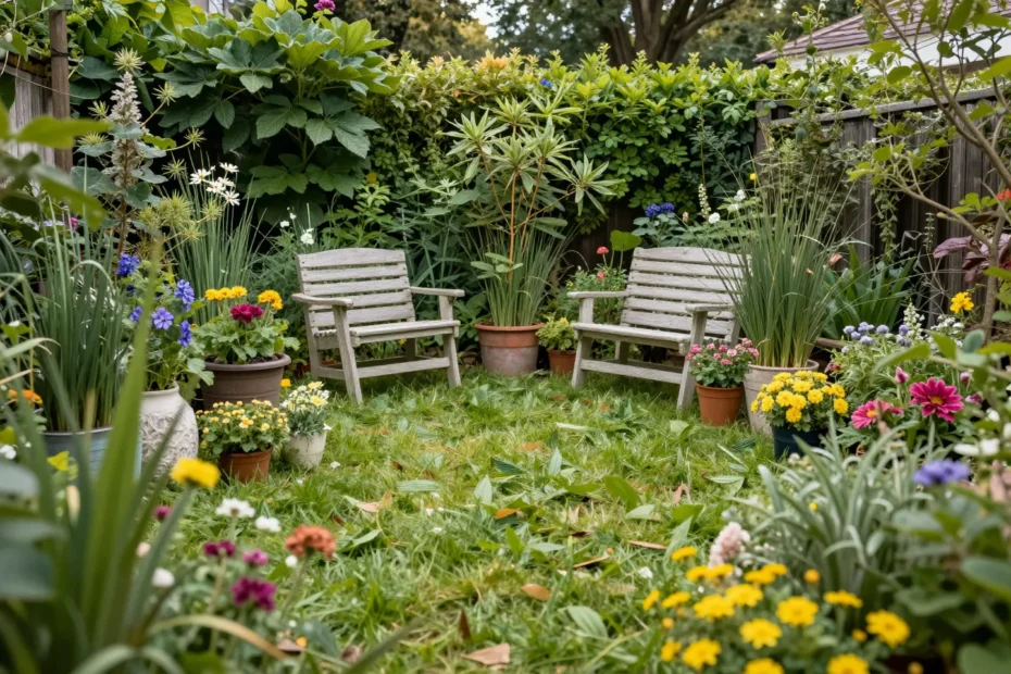 Ein kleiner Garten kann so luxuriös aussehen