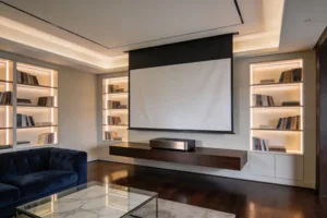 Luxus Heimkino im Wohnzimmer: So integrierst du einen Laser TV stilvoll